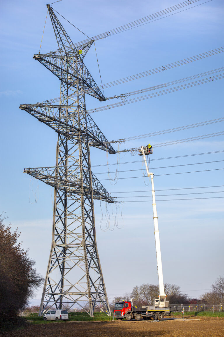 Arbeitsbühne für Energieversorger